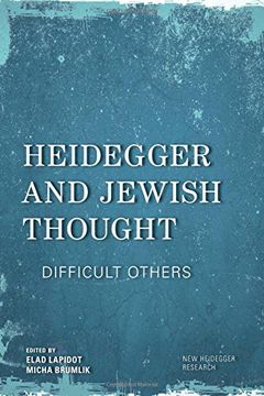 portada Heidegger and Jewish Thought: Difficult Others (New Heidegger Research) (en Inglés)