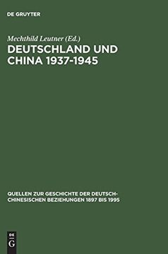 portada Deutschland und China 19371945 (en Alemán)