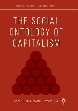 portada The Social Ontology of Capitalism (en Inglés)