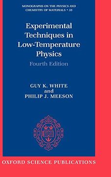 portada Experimental Techniques in Low-Temperature Physics (Monographs on the Physics and Chemistry of Materials) (en Inglés)