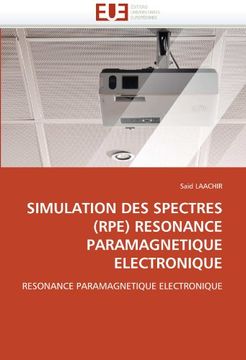 portada Simulation Des Spectres (Rpe) Resonance Paramagnetique Electronique