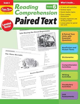 portada Reading Comprehension: Paired Text, Grade 6 Teacher Resource (in English)