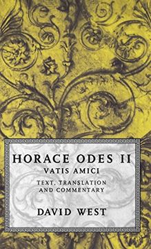 portada Horace Odes ii: Vatis Amici: Horace Bk. 2 (in English)