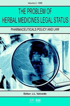portada the problem of herbal medicines legal status (in English)