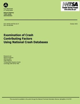 portada Examinations of Crash Contributing Factors Using National Crash Databases