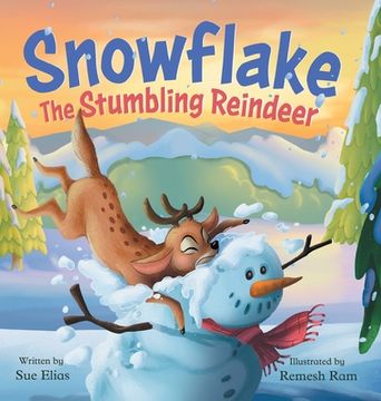 portada The Stumbling Reindeer: A Children's Fun Story About Problem Solving (en Inglés)