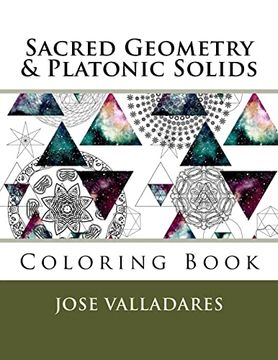 portada Sacred Geometry & Platonic Solids Coloring Book (Volume) (en Inglés)
