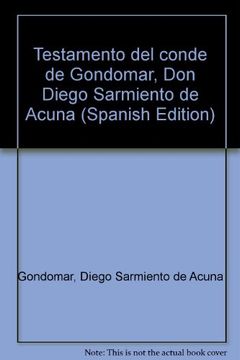 portada Testamento Conde De Gondomar D. Diego Sarmiento De Acuña