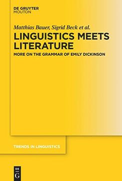 portada Linguistics Meets Literature More on the Grammar of Emily Dickinson 