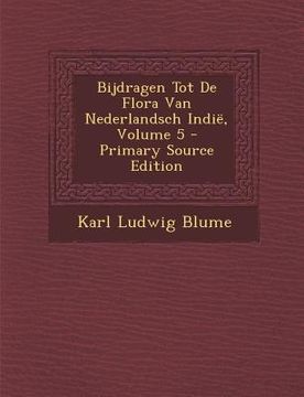 portada Bijdragen Tot de Flora Van Nederlandsch Indie, Volume 5