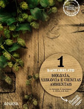 portada Bioloxia, Xeoloxia e Ciencias Ambientais 1º Bachillerato Galicia (en Gallego)