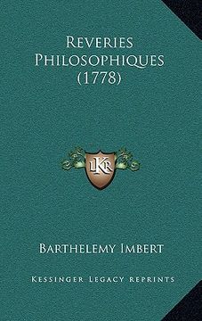 portada Reveries Philosophiques (1778) (en Francés)