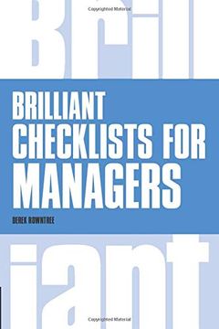 portada Brilliant Checklists for Managers (Brilliant Business) (en Inglés)