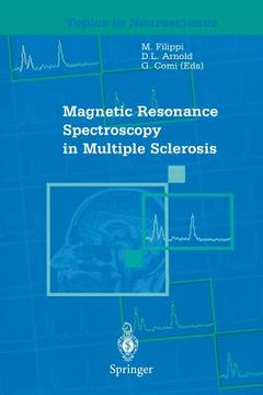 portada Magnetic Resonance Spectroscopy in Multiple Sclerosis