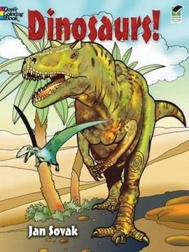 portada Dinosaurs! Coloring Book (en Inglés)