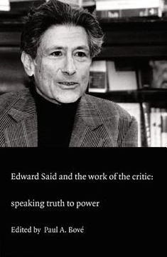 portada edward said and the work of the critic