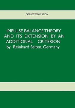 portada Impulse Balance Theory and its Extension by an Additional Criterion