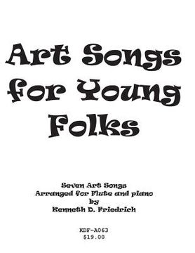portada Art Songs for Young Folks - flute and piano (en Inglés)