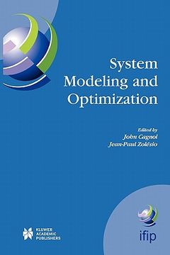 portada system modeling and optimization: proceedings of the 21st ifip tc7 conference held in july 21st - 25th, 2003, sophia antipolis, france