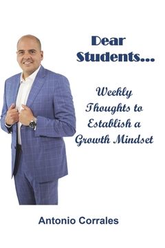portada Dear Students...: Weekly Thoughts to Establish a Growth Mindset (en Inglés)