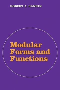 portada Modular Forms and Functions (en Inglés)