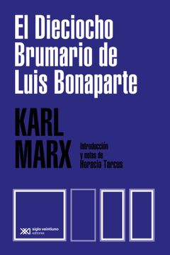 portada Dieciocho Brumario de Luis Bonaparte (in Spanish)