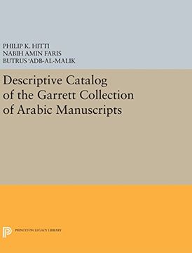 portada Descriptive Catalogue of the Garrett Collection: (Persian, Turkish, Indic) (Princeton Legacy Library) (in English)