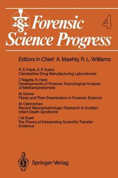 portada forensic science progress (en Inglés)