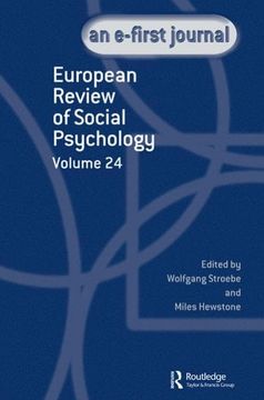 portada European Review of Social Psychology: Volume 24 (en Inglés)