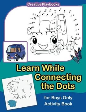 portada Learn While Connecting the Dots for Boys Only Activity Book