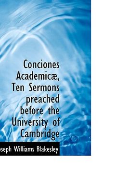 portada conciones academic, ten sermons preached before the university of cambridge (en Inglés)