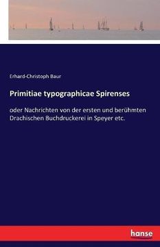 portada Primitiae typographicae Spirenses