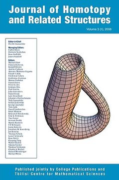 portada journal of homotopy and related structures 3(1) (en Inglés)