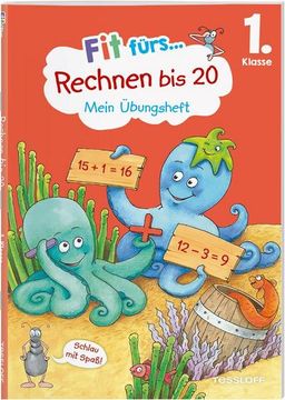 portada Fit Fürs Rechnen bis 20. 1. Klasse. Mein Übungsheft (en Alemán)
