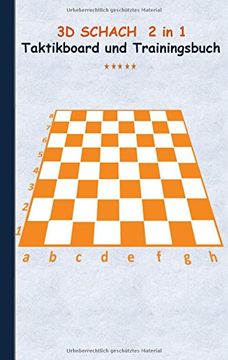 portada 3D Schach 2 in 1 Taktikboard und Trainingsbuch