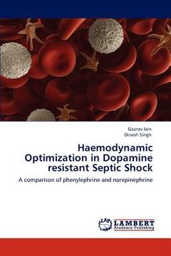 portada haemodynamic optimization in dopamine resistant septic shock (en Inglés)