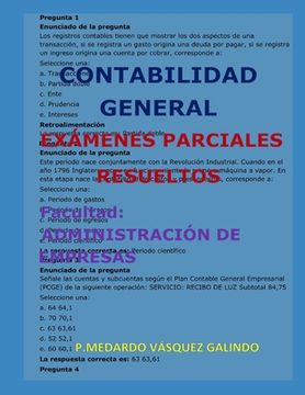 portada Contabilidad General-Exámenes Parciales Resueltos: Facultad: ADMINISTRACIÓN DE EMPRESAS (in Spanish)