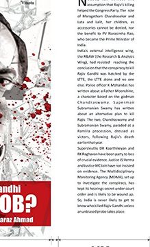 portada Assassination of Rajiv Gandhi: An Inside Job?