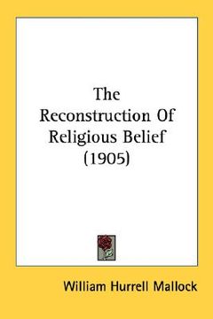 portada the reconstruction of religious belief (1905) (en Inglés)