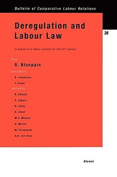 portada deregulation and labour law: in search of a labour concept for the 21st century (en Inglés)