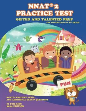 portada Gifted and Talented: NNAT Practice Test Prep for Kindergarten and 1st Grade: with additional OLSAT Practice (Gifted and Talented Test Prep) (Volume 1) (in English)