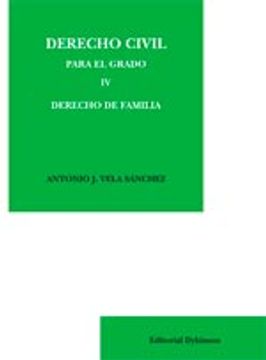 portada Derecho Civil Para El Grado Iv Derecho De Familia