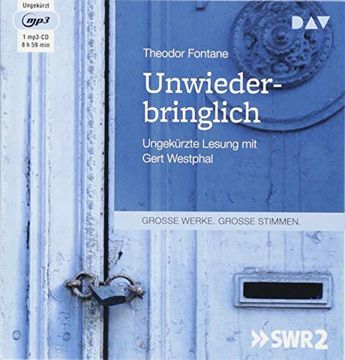 portada Unwiederbringlich: Ungekürzte Lesung mit Gert Westphal (1 Mp3-Cd) (in German)