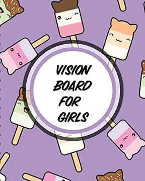 portada Vision Board for Girls: For Students | Ideas | Workshop | Goal Setting (en Inglés)