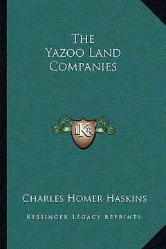 portada the yazoo land companies (en Inglés)