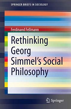 portada Rethinking Georg Simmel's Social Philosophy (en Inglés)