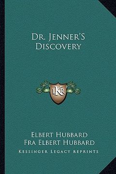 portada dr. jenner's discovery (en Inglés)