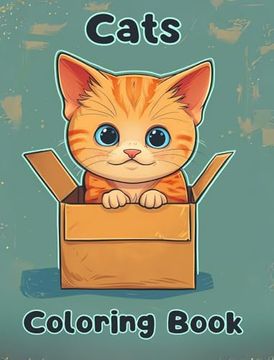 portada Cats Coloring Book: Simple Cats Coloring Pages For Kids Ages 1-3