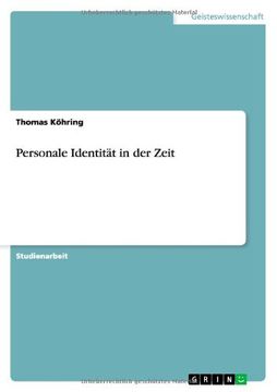 portada Personale Identität in der Zeit (German Edition)