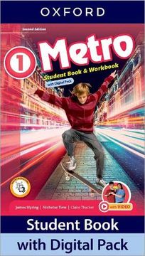 portada Metro: Level 1: Student Book and Workbook With Digital Pack (British English)